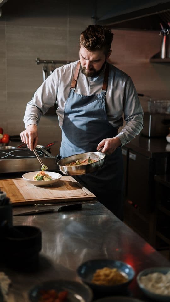 Chef's Table food reel template preview