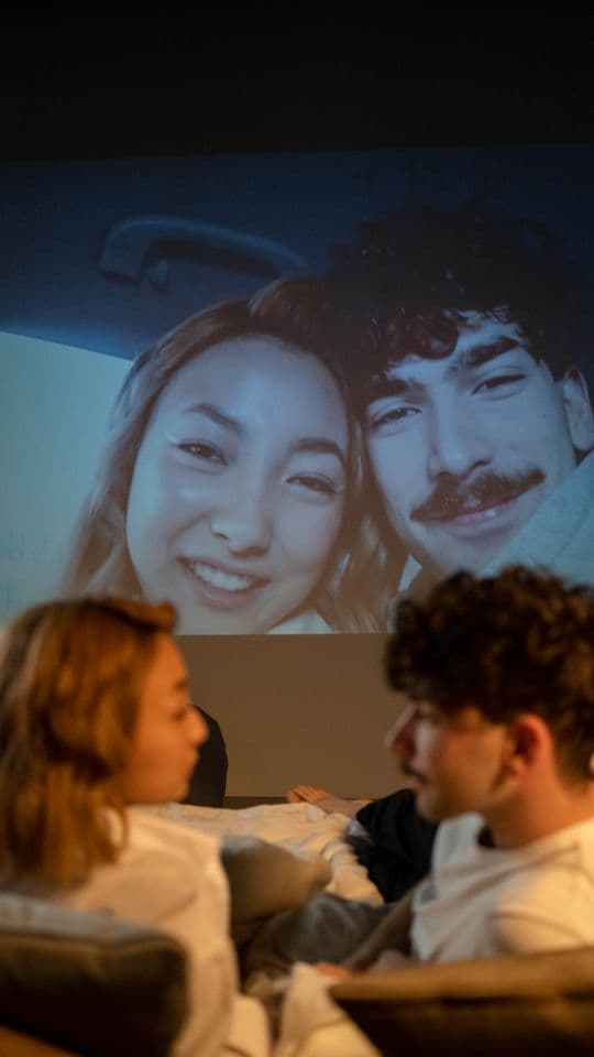 Movie Night love reel template preview