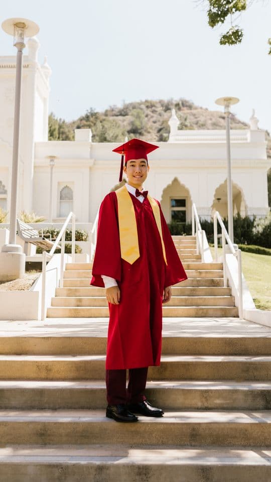 Proud Nana graduation reel template preview